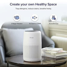 Load image into Gallery viewer, LEVOIT Air Purifiers for Bedroom Home, 3-in-1 Filter Cleaner with Fragrance Sponge for Better Sleep, Filters Smoke, Allergies, Pet Dander, Odor, Dust, Office, Desktop, Portable, Core Mini, White