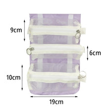 Load image into Gallery viewer, Polyester Travel Toiletry Bag Makeup Cosmetic Bag Roll-Up Make Up Storage Organizer With Detachable Removable Pocket Removable Gift for Women