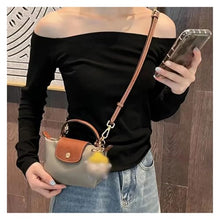 Load image into Gallery viewer, LoShop Women's Spring Autumn Versatile Mini Handbag Fashion Niche Designer Shoulder Bag Purses Handbags(Beige)