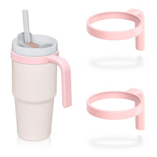 Load image into Gallery viewer, Handle For Stanley 14oz Quencher H2.0 FlowState Tumbler, Stanley Cup Accessories 14 oz, Stanley Tumbler Handle Attachment, Anti Slip, Car Cup Holder Friendly, Improved Grip, Pack of 2 (Pink, 14oz)