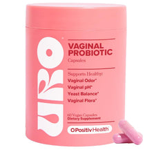 Load image into Gallery viewer, URO Vaginal Probiotics for Women pH Balance with Prebiotics & Lactobacillus Probiotic Blend - Women's Vaginal Health Supplement - Promote Healthy Vaginal Odor & Vaginal Flora, 60 Count (Pack of 1)