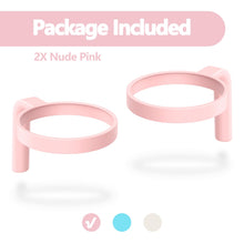 Load image into Gallery viewer, Handle For Stanley 14oz Quencher H2.0 FlowState Tumbler, Stanley Cup Accessories 14 oz, Stanley Tumbler Handle Attachment, Anti Slip, Car Cup Holder Friendly, Improved Grip, Pack of 2 (Pink, 14oz)