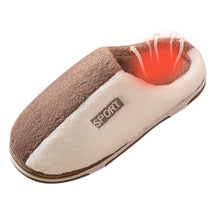 Load image into Gallery viewer, XIMIN Men Womens Warm Shoes Soft Slippers Winter For Womens Flip Flop Plush House Slippers Men's Slipper (Brown-a#qas, 10)