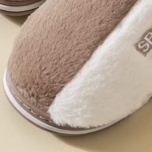 Load image into Gallery viewer, XIMIN Men Womens Warm Shoes Soft Slippers Winter For Womens Flip Flop Plush House Slippers Men's Slipper (Brown-a#qas, 10)