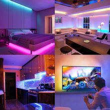 ギャラリービューアに画像を読み込み、DAYBETTER LED Strip Lights 130ft Lights Strip for Bedroom, Desk, Indoor Room Bedroom Brithday Gifts RGB Decor with Remote and 24V Power Supply