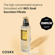 ギャラリービューアに画像を読み込み、COSRX Snail Mucin 96% Power Face Serum 3.38 fl oz 100ml, Hydrating Serum for Face, Self Care, Glow Skin under Makeup, Korean Skin Care, Korean Beauty