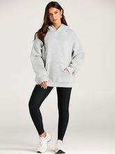Load image into Gallery viewer, Trendy Queen Womens Oversized Hoodies Fleece Sweatshirts Long Sleeve Sweaters Pullover Fall Outfits Winter Clothes Grey M