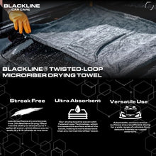 ギャラリービューアに画像を読み込み、Blackline Drying Towel #1 Rated Car Drying Towel for Car Detailing Streak Free, XL 1300 GSM Premium Ultra Soft Microfiber, Twisted-Loop Microfiber Towels for Cars 24" x 36"