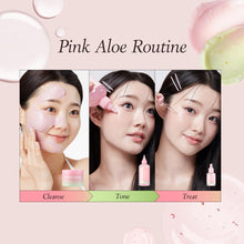 ギャラリービューアに画像を読み込み、APRILSKIN Pink Aloe Mucin Serum 1.01 fl.oz (30ml) Hydrating 78% Jeju Aloe Mucin Formula with Non-Sticky Finish for a Glass Glow Look, Korean Skincare