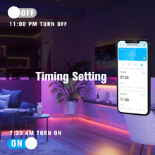 ギャラリービューアに画像を読み込み、DAYBETTER LED Strip Lights 130ft Lights Strip for Bedroom, Desk, Indoor Room Bedroom Brithday Gifts RGB Decor with Remote and 24V Power Supply