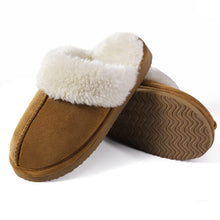 Load image into Gallery viewer, Litfun Women's Fuzzy Memory Foam Slippers Fluffy Winter House Shoes Indoor and Outdoor, Chestnut 8-8.5