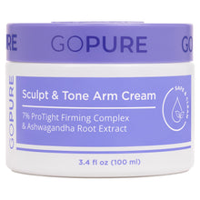 ギャラリービューアに画像を読み込み、goPure Sculpt & Tone Arm Cream – Firming And Tightening Cream For The Arms, Smooths The Look Of Wrinkles, Deeply Hydrates, Firms The Look Of Crepey Texture On The Arms