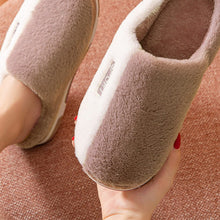 Load image into Gallery viewer, XIMIN Men Womens Warm Shoes Soft Slippers Winter For Womens Flip Flop Plush House Slippers Men's Slipper (Brown-a#qas, 10)