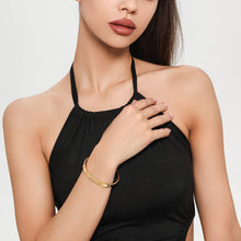 Load image into Gallery viewer, PDWZNBA 18K Gold Plated Love Friendship Bracelet with Cubic Zirconia Stones Bangle Cuff Best Gifts with Crystal for Mother's Day Valentine's Day Wedding Couples and Birthdays