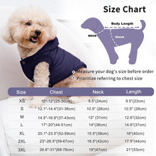 Load image into Gallery viewer, Vecomfy Fleece Lining Extra Warm Dog Hoodie in Winter,Small Dog Jacket Puppy Coats with Hooded,Blue XS