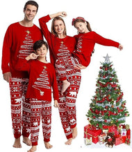 Cargar imagen en el visor de la galería, LOHILL Matching Christmas Pajamas Sets Matching Family Christmas PJs Xmas Printed Sleepwear Holiday Christmas Jammies