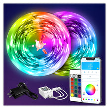 ギャラリービューアに画像を読み込み、DAYBETTER LED Strip Lights 130ft Lights Strip for Bedroom, Desk, Indoor Room Bedroom Brithday Gifts RGB Decor with Remote and 24V Power Supply