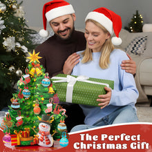 ギャラリービューアに画像を読み込み、Airpark Pop Up Christmas Tree, Pre-Lit Foldable Paper Xmas Tree with Warm White Lights, Greeting Cards with Blank Note Cards and Envelope, 15 inch 3D Flower Bouquet Gift Cards for Holiday Decorations