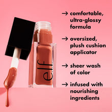 Load image into Gallery viewer, e.l.f. Glow Reviver Lip Oil, Nourishing Tinted Lip Oil For A High-shine Finish, Infused With Jojoba Oil, Vegan & Cruelty-free, Rose Envy