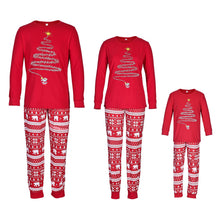 Cargar imagen en el visor de la galería, LOHILL Matching Christmas Pajamas Sets Matching Family Christmas PJs Xmas Printed Sleepwear Holiday Christmas Jammies