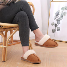 Load image into Gallery viewer, Litfun Women's Fuzzy Memory Foam Slippers Fluffy Winter House Shoes Indoor and Outdoor, Chestnut 8-8.5