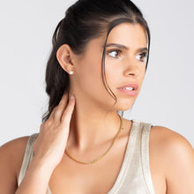 Load image into Gallery viewer, Barzel 18K Gold Plated Caged Pearl Stud Earrings, 4MM - Made In Brazil