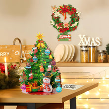 ギャラリービューアに画像を読み込み、Airpark Pop Up Christmas Tree, Pre-Lit Foldable Paper Xmas Tree with Warm White Lights, Greeting Cards with Blank Note Cards and Envelope, 15 inch 3D Flower Bouquet Gift Cards for Holiday Decorations