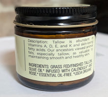 ギャラリービューアに画像を読み込み、Hearth and Homestead: Handmade Whipped Tallow Balm (Unscented/Herb-Infused) - Organic Body Butter with Infused Olive Oil, for Eczema, Rosacea, Baby - 1.3 oz