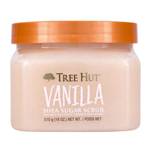 Load image into Gallery viewer, Tree Hut Vanilla Shea Sugar Exfoliating & Hydrating Body Scrub, 18 oz