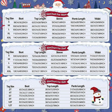 Cargar imagen en el visor de la galería, LOHILL Matching Christmas Pajamas Sets Matching Family Christmas PJs Xmas Printed Sleepwear Holiday Christmas Jammies