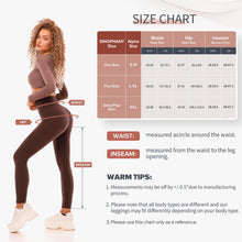 Load image into Gallery viewer, SINOPHANT High Waisted Leggings for Women - Full Length Capri Buttery Soft Yoga Pants for Workout Athletic(Full Black,S-M)