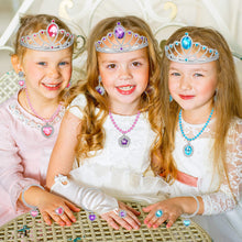 Load image into Gallery viewer, LJZJ Princess Dress Up Toys & Jewelry Boutique, Costumes Set incl Color Skirts, Shoes, Crowns, Accessories, Girls Role Play Gift for 3 4 5 6 Year old Girl Toddler B-day Party Favors