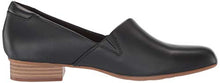 Load image into Gallery viewer, Clarks womens Juliet Palm Loafer, Black Leather, 6.5 US