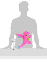 Load image into Gallery viewer, goDog Dragon With Chew Guard Technology Tough Plush Dog Toy, Pink, Large