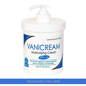 Vanicream Moisturizing Cream with Pump White Fragrance Free, 16 Ounce