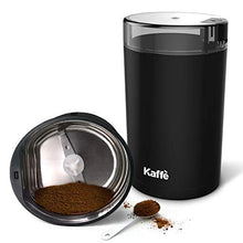 Load image into Gallery viewer, Kaffe KF2010 Electric Coffee Grinder - Black - 3oz Capacity with Easy On/Off Button. Cleaning Brush Included!
