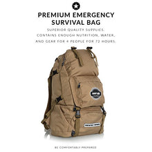Load image into Gallery viewer, Premium Family Emergency Survival Bag/Kit – Be Equipped with 72 Hours of Disaster Preparedness Supplies for 4 People