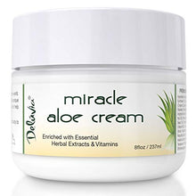 Load image into Gallery viewer, Face & Body Miracle Aloe Vera Moisturizing Cream - Facial Moisturizer Lotion – Day & Night Hydrating Skin Care for Dry, Aging, Sensitive Skin, Eczema, Psoriasis, (8 oz), for Men & Women. by Deluvia