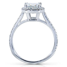 Load image into Gallery viewer, Kobelli Cushion-cut Moissanite Engagement Ring 1 1/3 CTW 14k White Gold, Size 8
