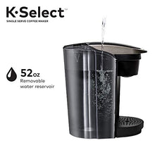 Cargar imagen en el visor de la galería, Keurig K-Select Coffee Maker, Single Serve K-Cup Pod Coffee Brewer, With Strength Control and Hot Water On Demand, Matte Black