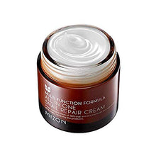 Load image into Gallery viewer, Snail Repair Cream 2.53 oz, Face Moisturizer with Snail Mucin Extract, All in One Snail Repair Cream, Recovery Cream, Korean Skincare with Snail Extract, Wirnkle & Blemish Care by Mizon (2.53oz 75ml)