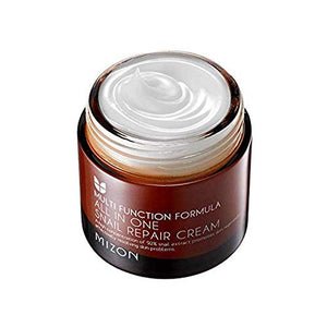 Snail Repair Cream 2.53 oz, Face Moisturizer with Snail Mucin Extract, All in One Snail Repair Cream, Recovery Cream, Korean Skincare with Snail Extract, Wirnkle & Blemish Care by Mizon (2.53oz 75ml)