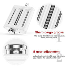 Load image into Gallery viewer, ANTREE Pasta Maker Attachment 3 in 1 Set for KitchenAid Stand Mixers Included Pasta Sheet Roller, Spaghetti Cutter, Fettuccine Cutter Maker Accessories and Cleaning Brush