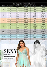 Load image into Gallery viewer, Avidlove Women Lingerie Babydoll Lace Nightdress V Neck Sleepwear Mesh Chemise Apple Green