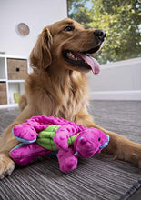 Load image into Gallery viewer, goDog Dragon With Chew Guard Technology Tough Plush Dog Toy, Pink, Large