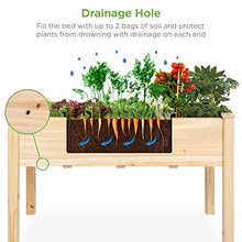 Load image into Gallery viewer, Best Choice Products Raised Garden Bed 48x24x30in Elevated Wood Planter Box Stand for Backyard, Patio - Natural