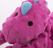 Load image into Gallery viewer, goDog Dragon With Chew Guard Technology Tough Plush Dog Toy, Pink, Large
