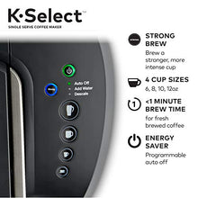 Cargar imagen en el visor de la galería, Keurig K-Select Coffee Maker, Single Serve K-Cup Pod Coffee Brewer, With Strength Control and Hot Water On Demand, Matte Black