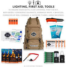 Load image into Gallery viewer, Premium Family Emergency Survival Bag/Kit – Be Equipped with 72 Hours of Disaster Preparedness Supplies for 4 People
