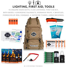 Load image into Gallery viewer, Premium Family Emergency Survival Bag/Kit – Be Equipped with 72 Hours of Disaster Preparedness Supplies for 4 People